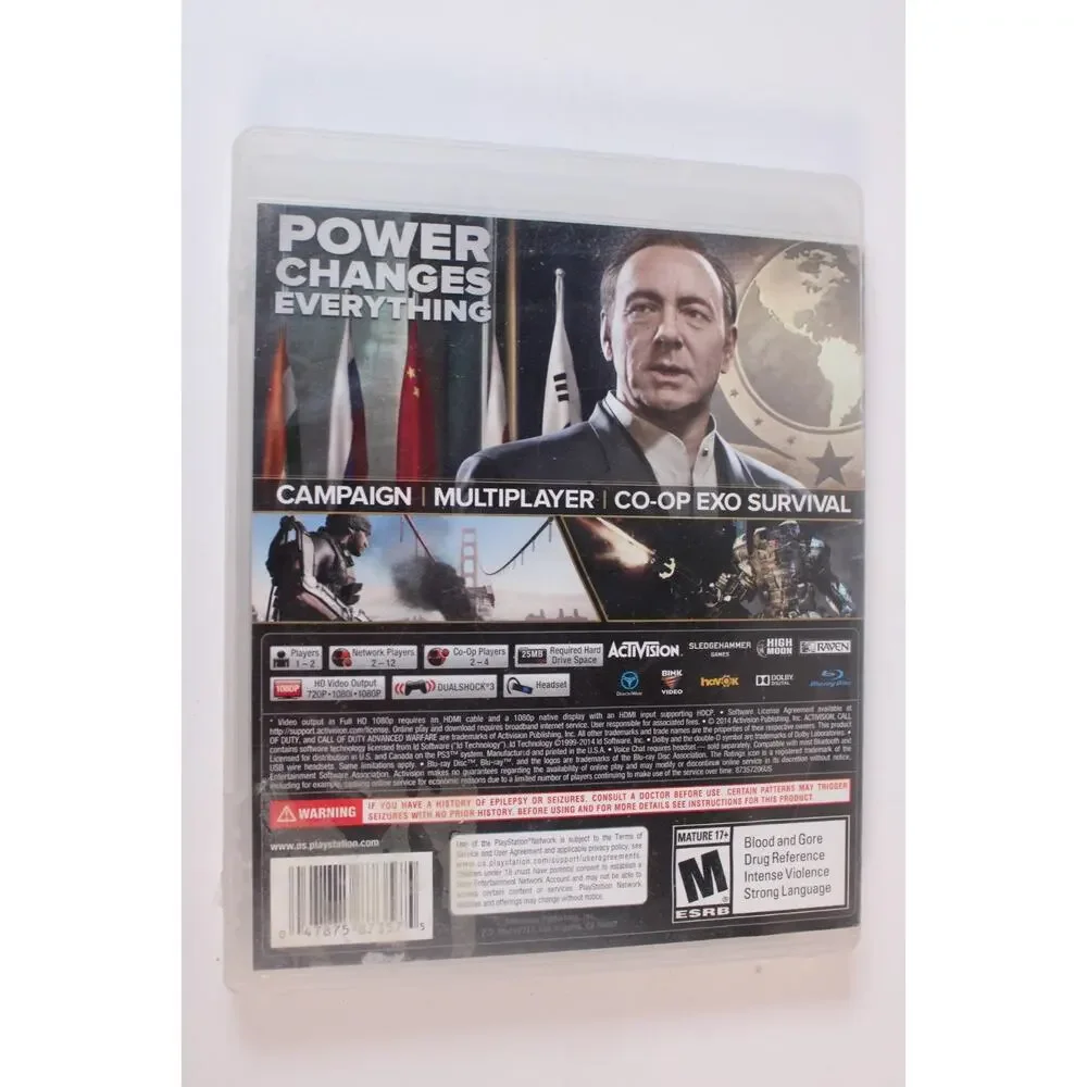 Call of Duty: Advanced Warfare (Sony PlayStation 3, 2014, PS3) Authentic, tested